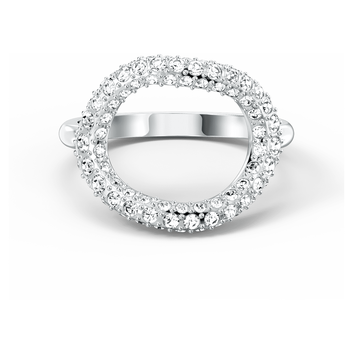 

Swarovski The Elements ring, Air element, White, Rhodium plated