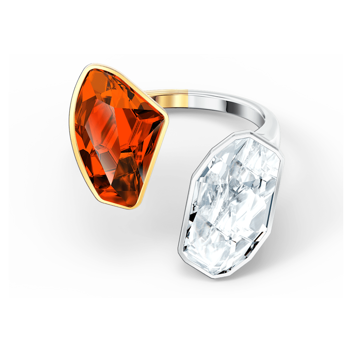 

Swarovski The Elements ring, Fire and air elements, Red, Mixed metal finish