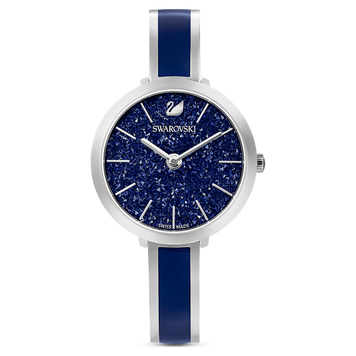 

Swarovski Crystalline Delight 腕表, 瑞士制造, 金属手链, 蓝色, 不锈钢