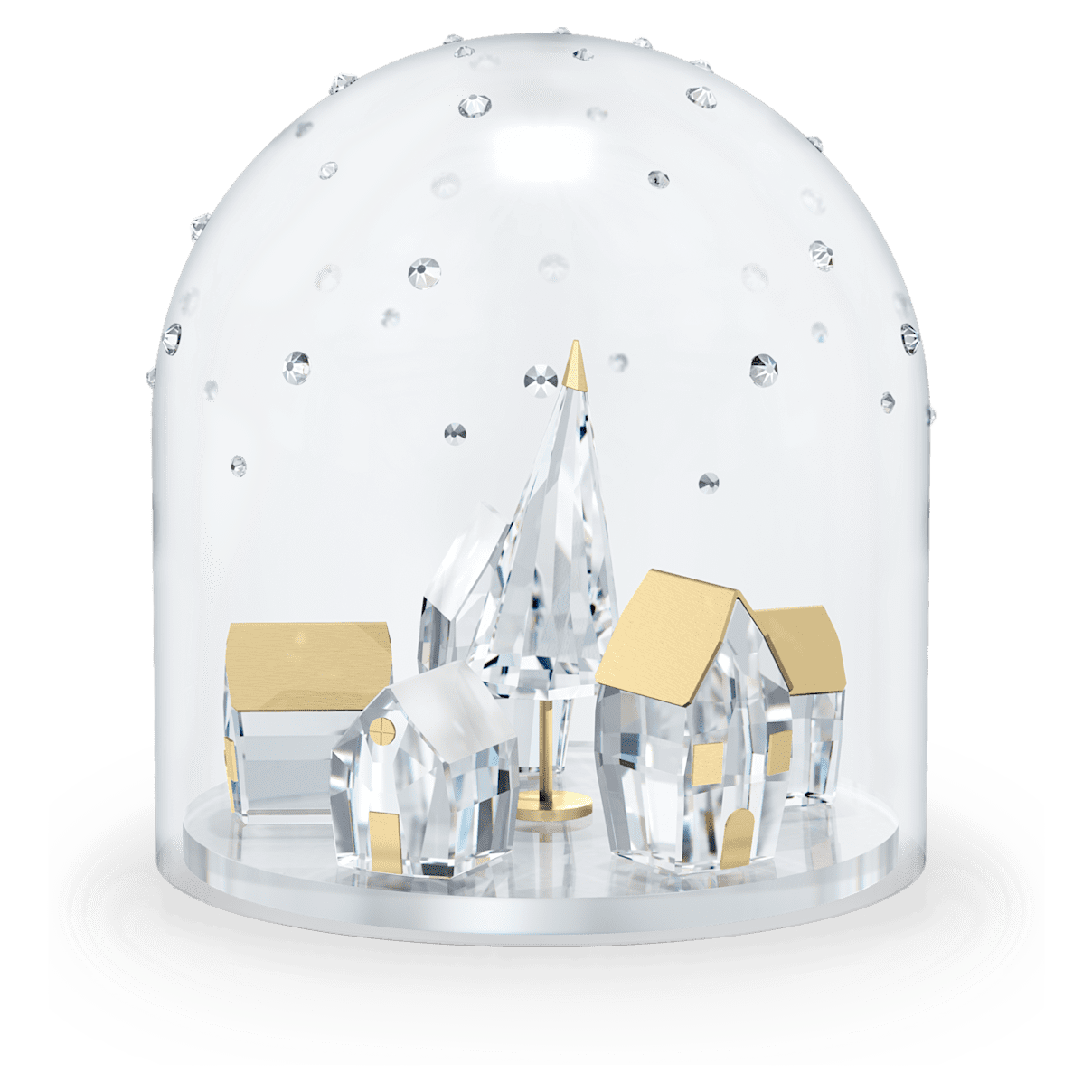 

Swarovski Holiday Magic冬日村庄仿水晶钟罩