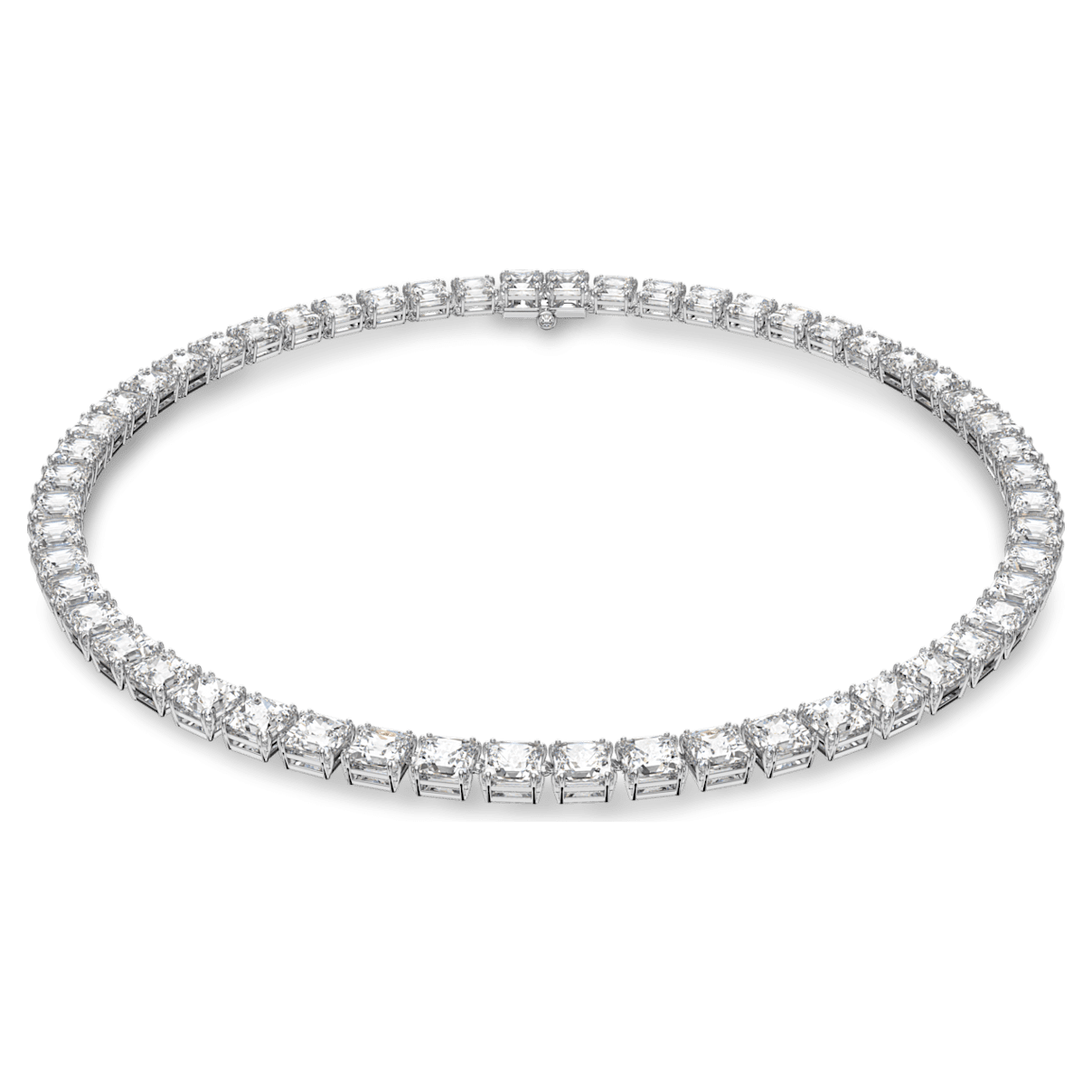 

Swarovski Millenia 项链, 方形切割, 白色, 镀铑