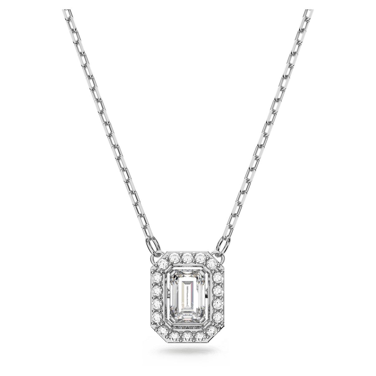 

Swarovski Millenia 链坠, 八角形切割, 白色, 镀铑