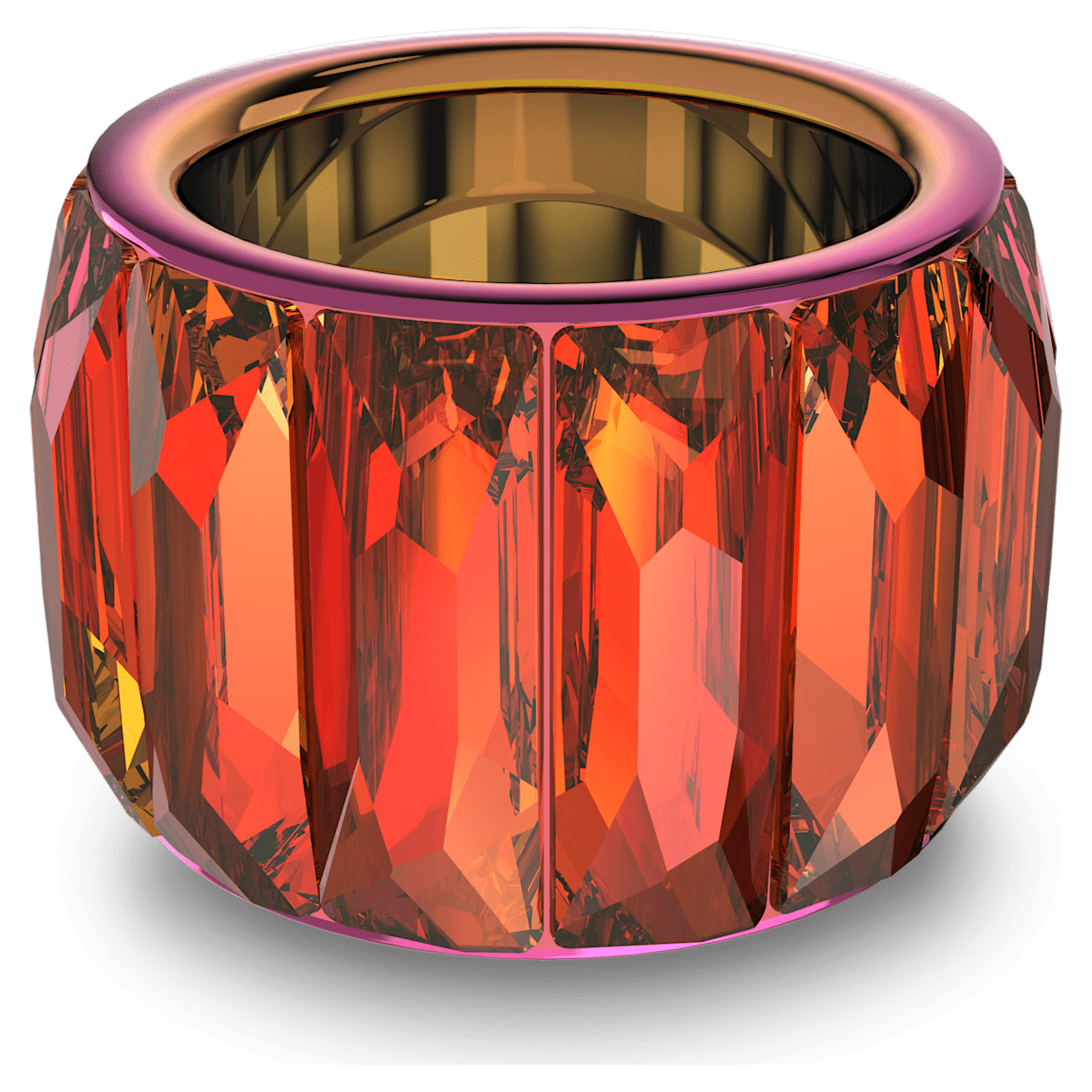 

Swarovski Curiosa 个性戒指, 长方形切割, 粉红色
