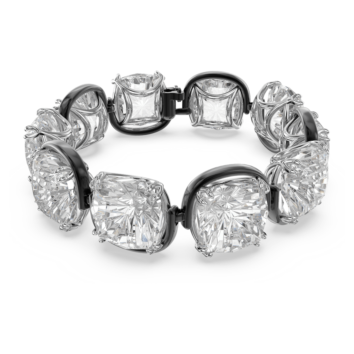 

Swarovski Harmonia 手链, 枕形切割, 白色, 混合金属润饰