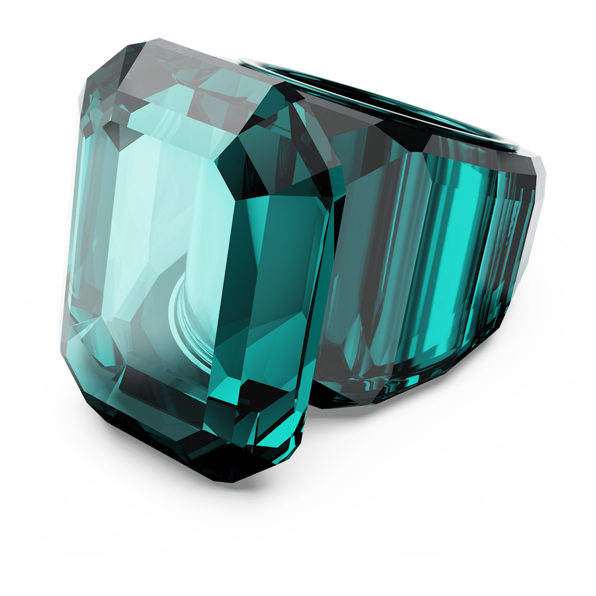 

Swarovski Lucent 个性戒指, 八角形切割, 绿色