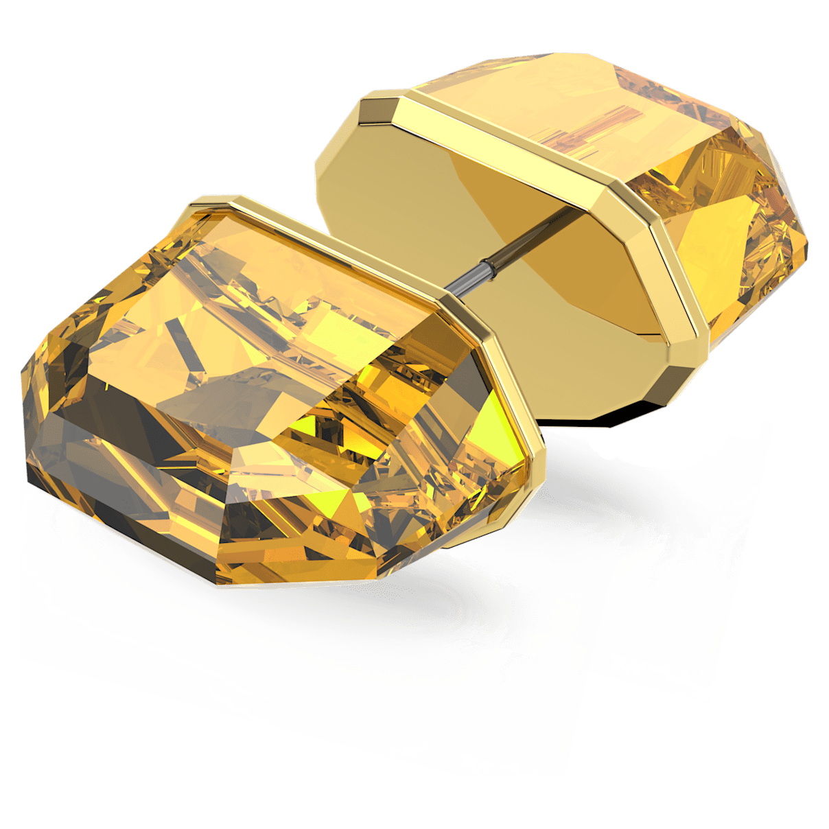

Swarovski Lucent 耳钉耳环, 单个, 黄色, 镀金色调