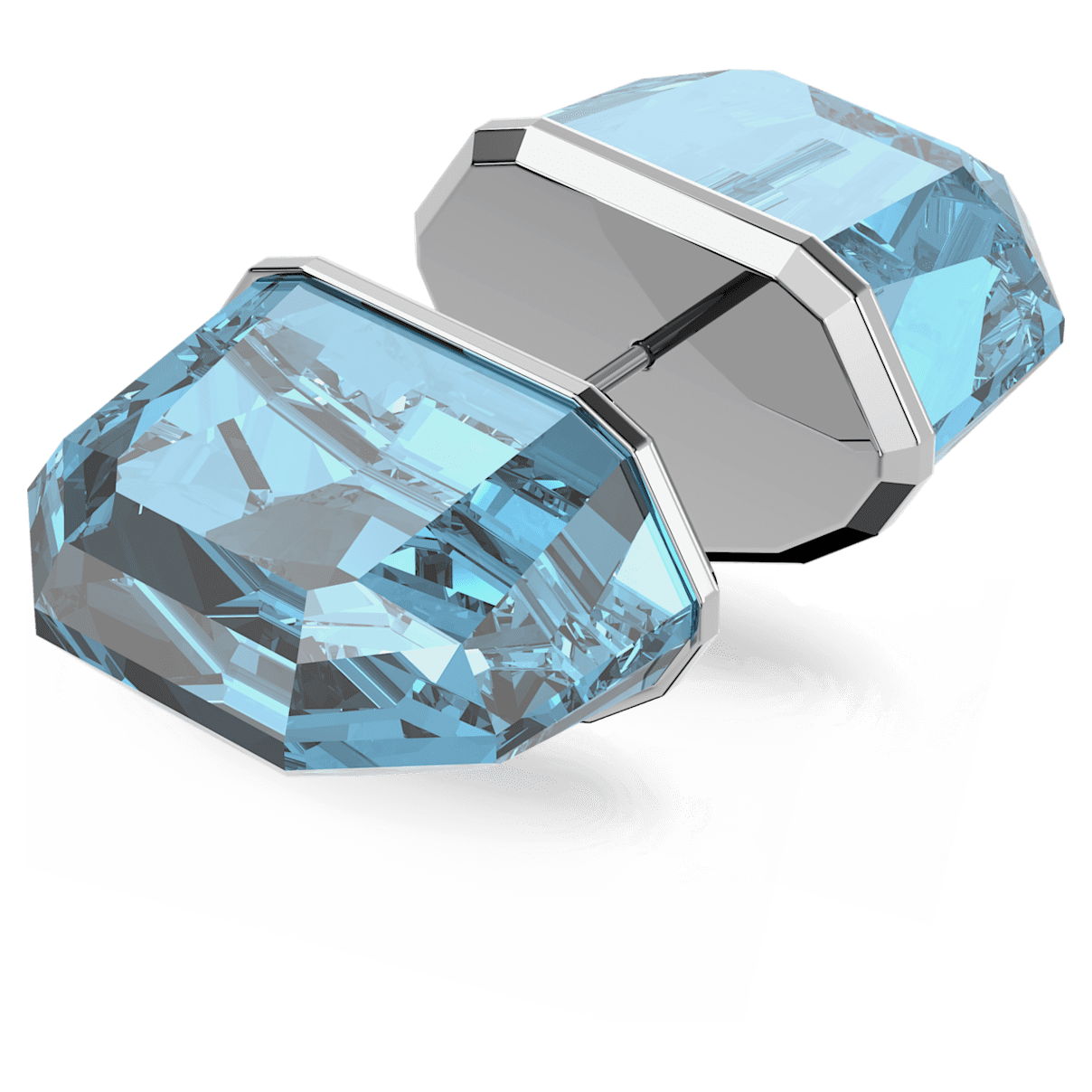 

Swarovski Lucent 耳钉耳环, 单个, 蓝色, 镀铑