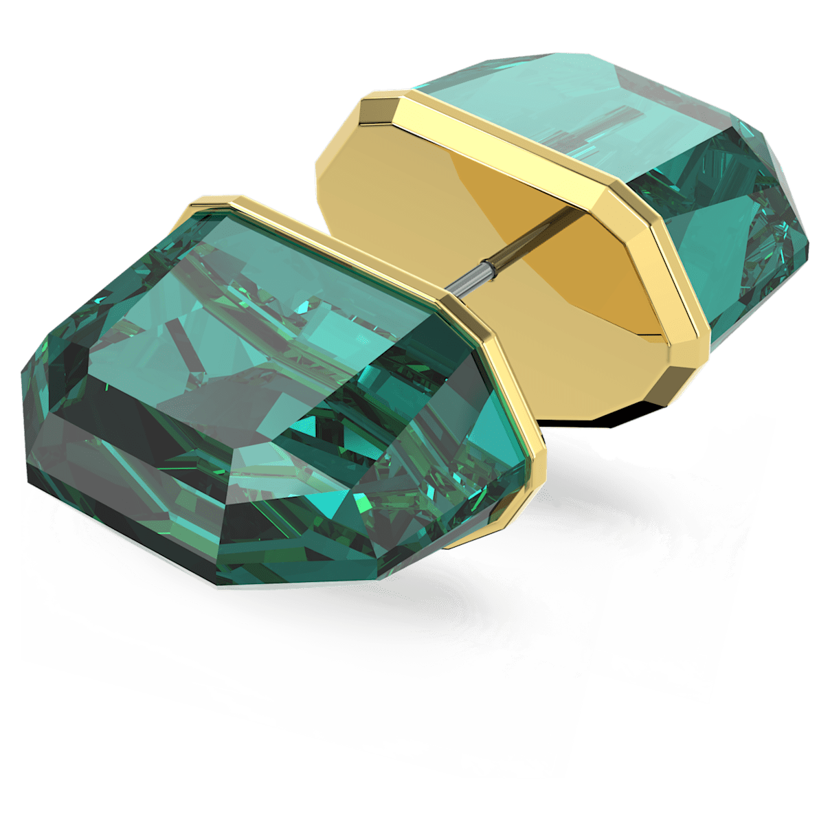 

Swarovski Orecchino a lobo Lucent, Singolo, Verde, Placcato color oro