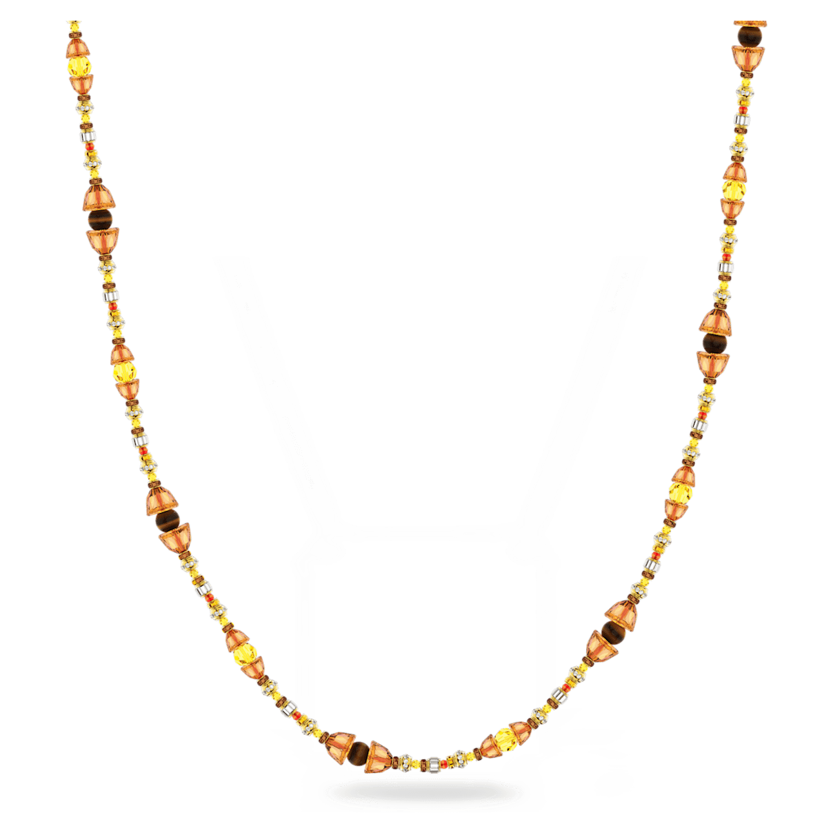 

Swarovski Somnia 项链, 大码, 咖啡色, 镀金色调