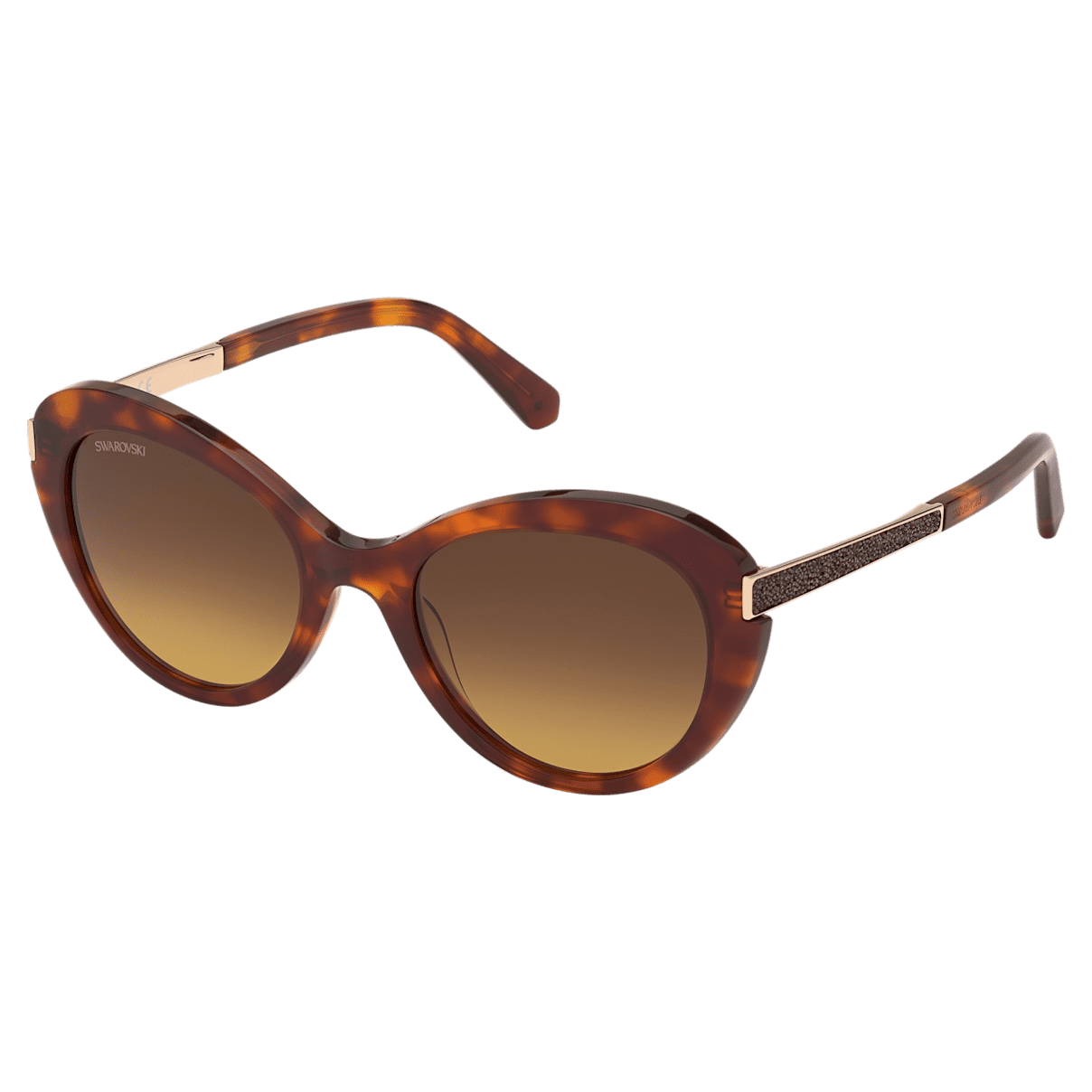 

Swarovski 太阳眼镜, 椭圆形, SK 0327 57F, 咖啡色
