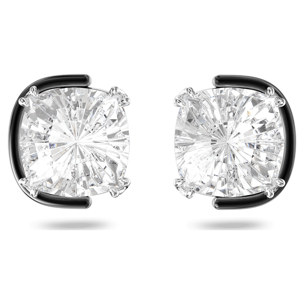 

Swarovski Harmonia 耳钉, 枕形切割, 白色, 混合金属润饰