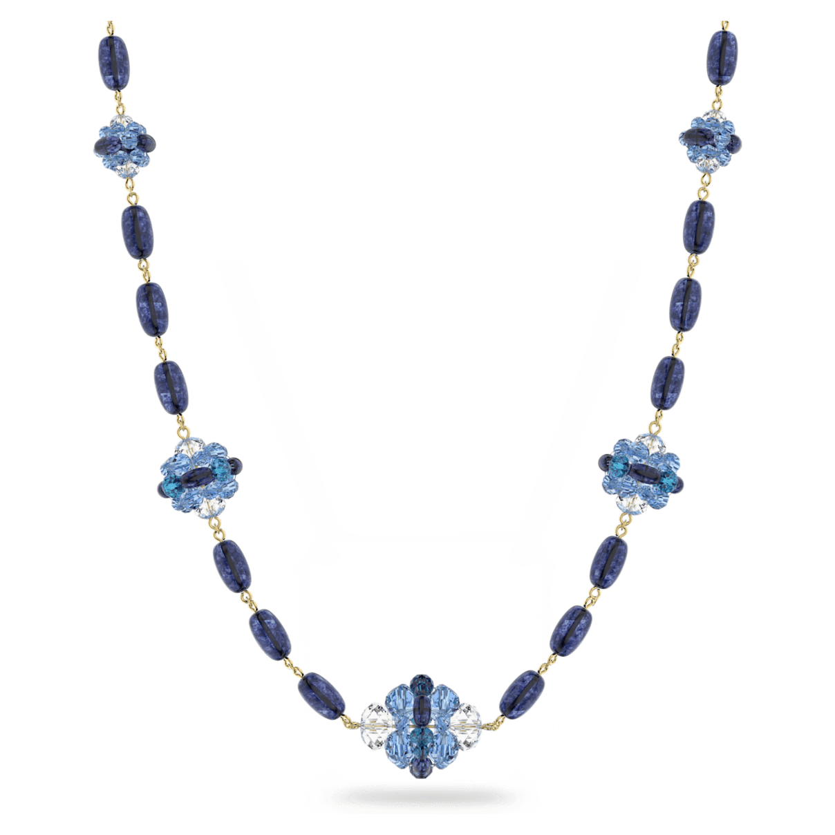 

Swarovski Somnia 项链, 大码, 蓝色, 镀金色调