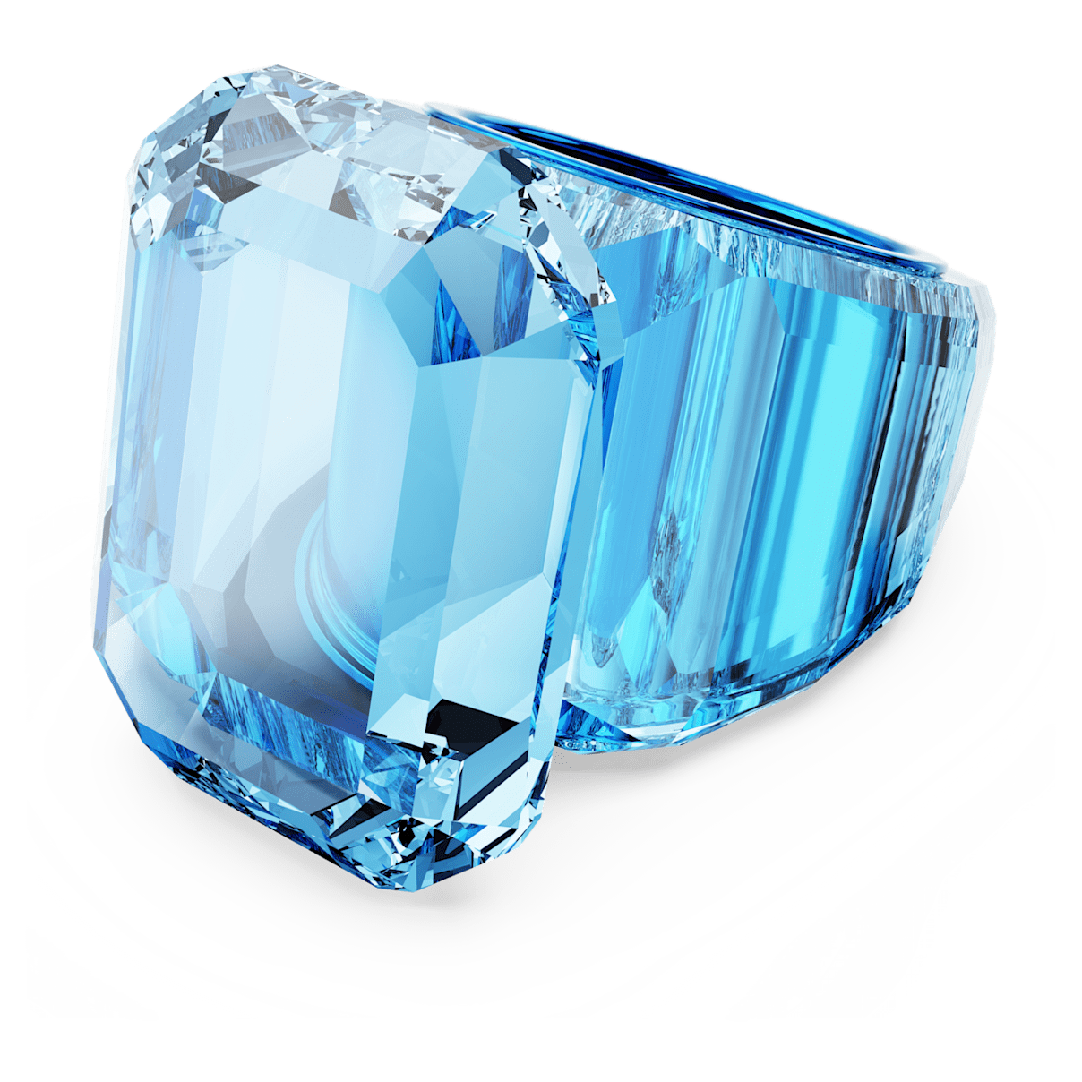

Swarovski Lucent 个性戒指, 八角形切割, 蓝色