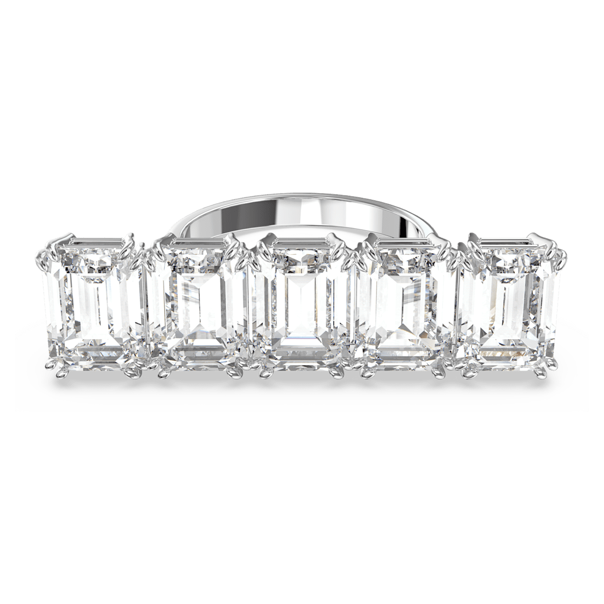 

Swarovski Millenia 戒指, 八角形切割, 白色, 镀铑