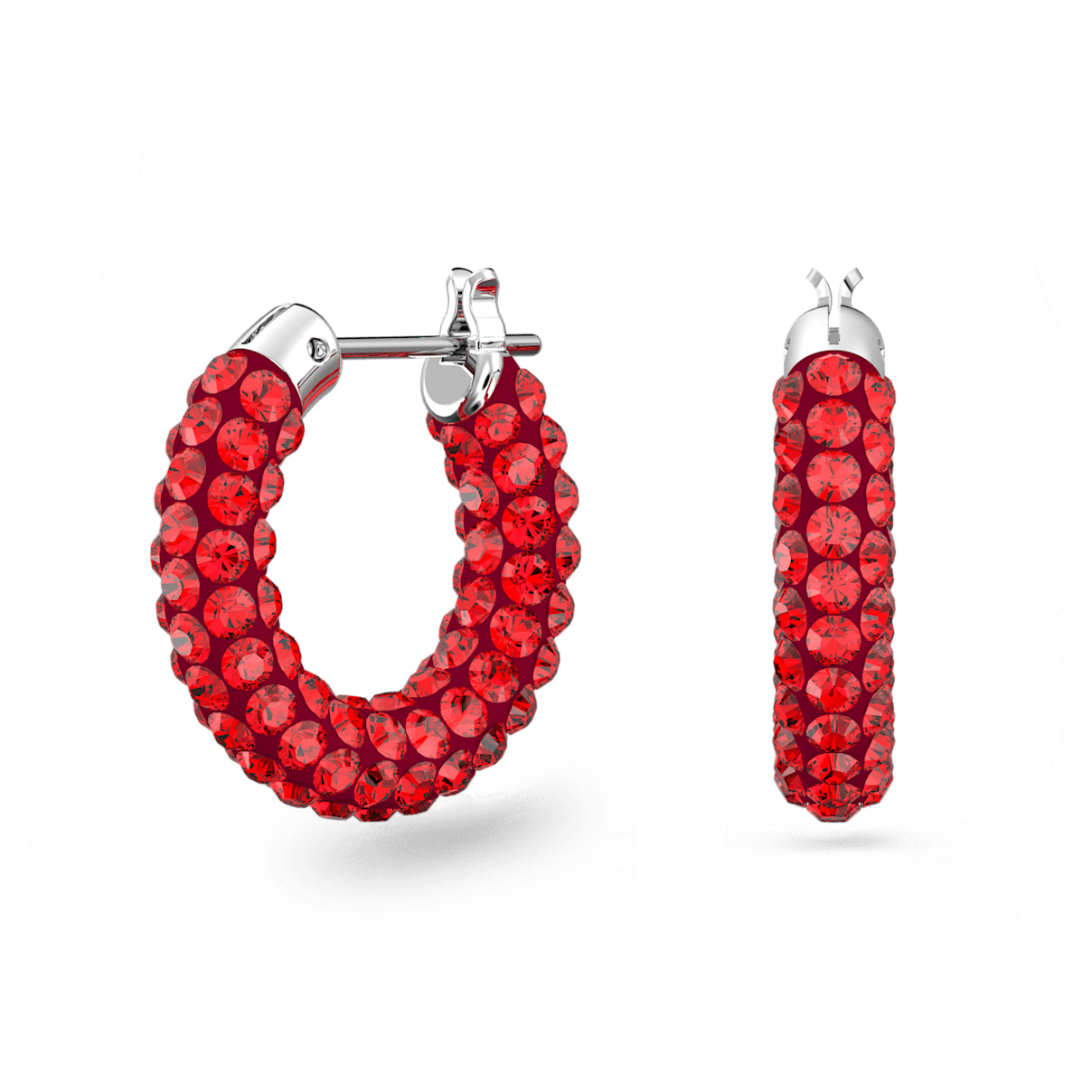 

Swarovski Tigris Kreolen, Rot, Rhodiniert