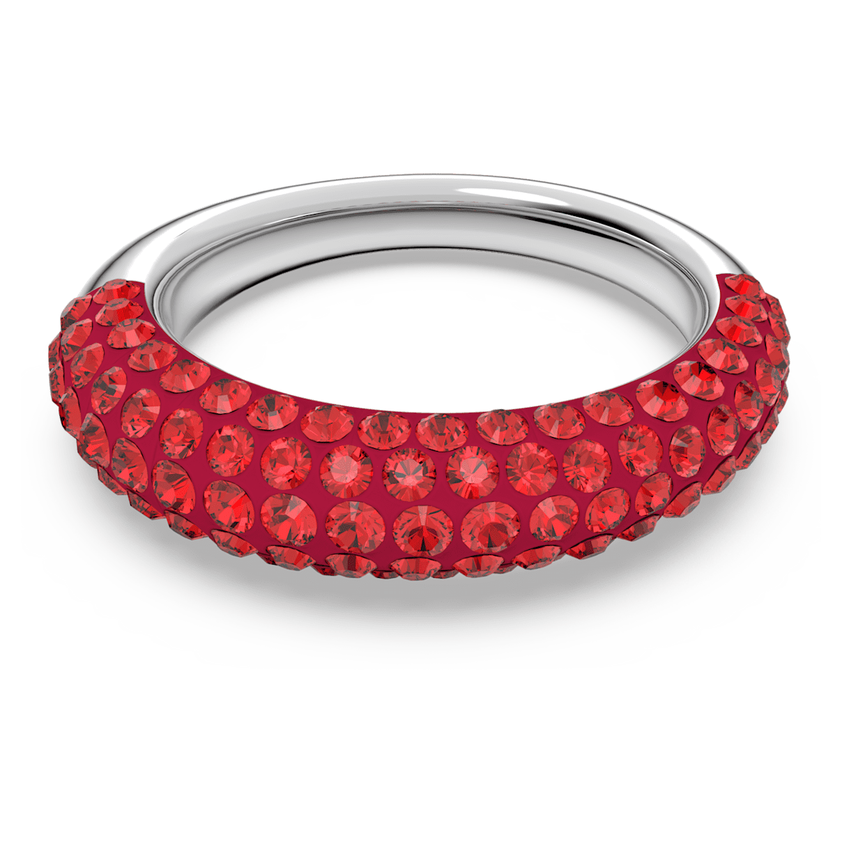 

Swarovski Tigris 戒指, 红色, 镀铑