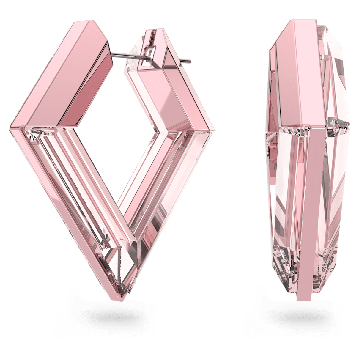 

Swarovski Lucent 大圈耳环, 匠心之作, 粉红色