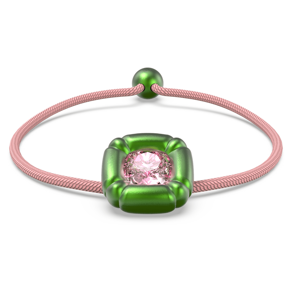 

Swarovski Dulcis 手链, 枕形切割, 绿色
