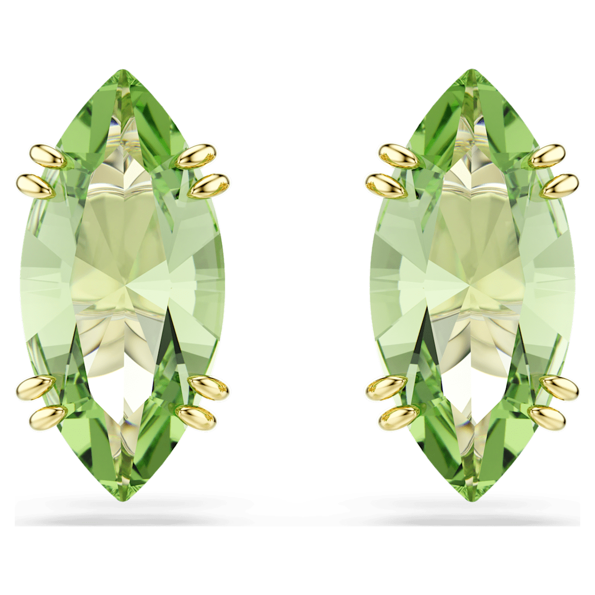 

Swarovski Gema 耳钉, 风筝型切割, 绿色, 镀金色调