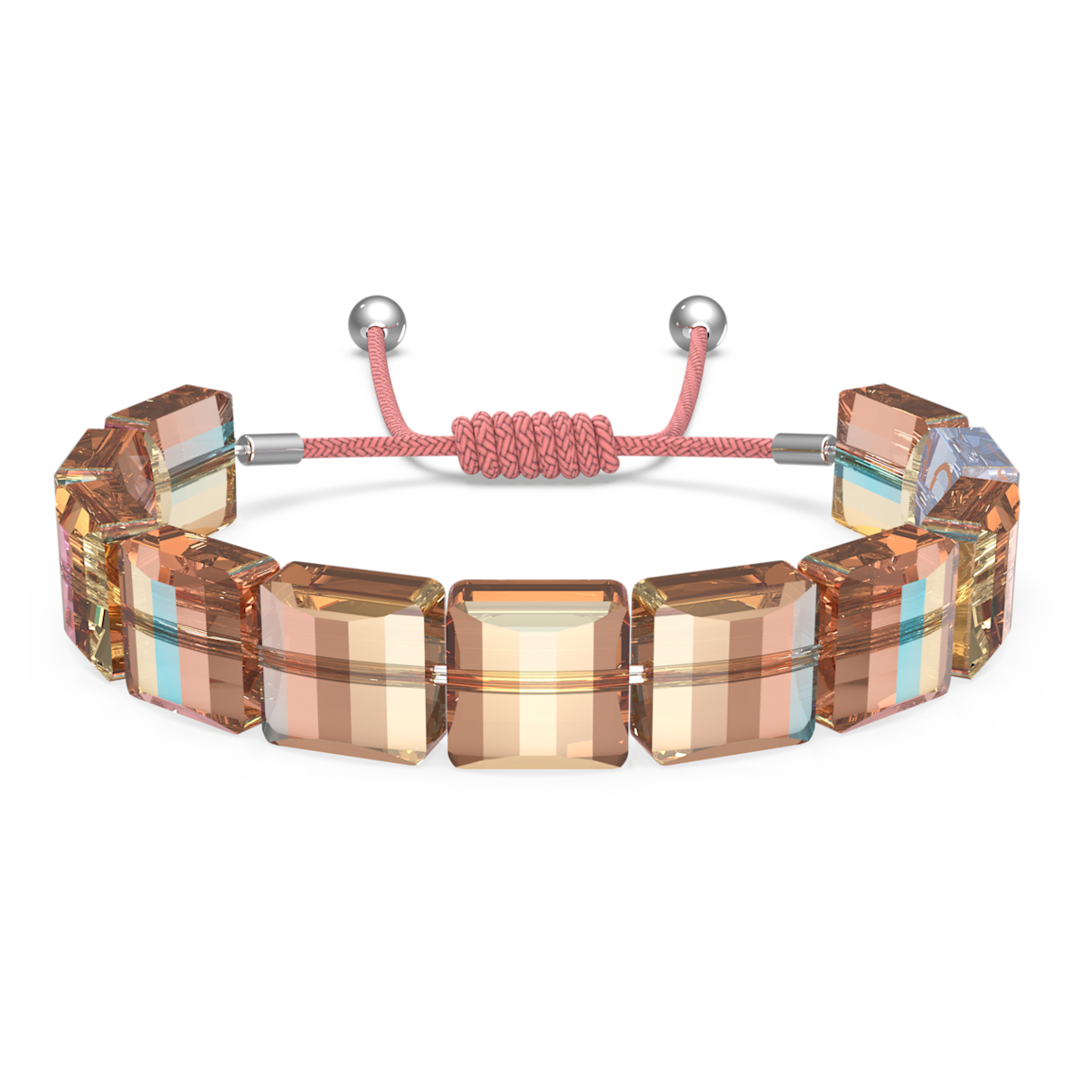 

Swarovski Letra bracelet, Infinity, Orange, Rhodium plated