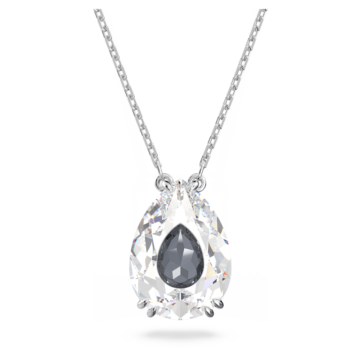 

Swarovski Elegance of Africa 项链, 白色, 镀铑