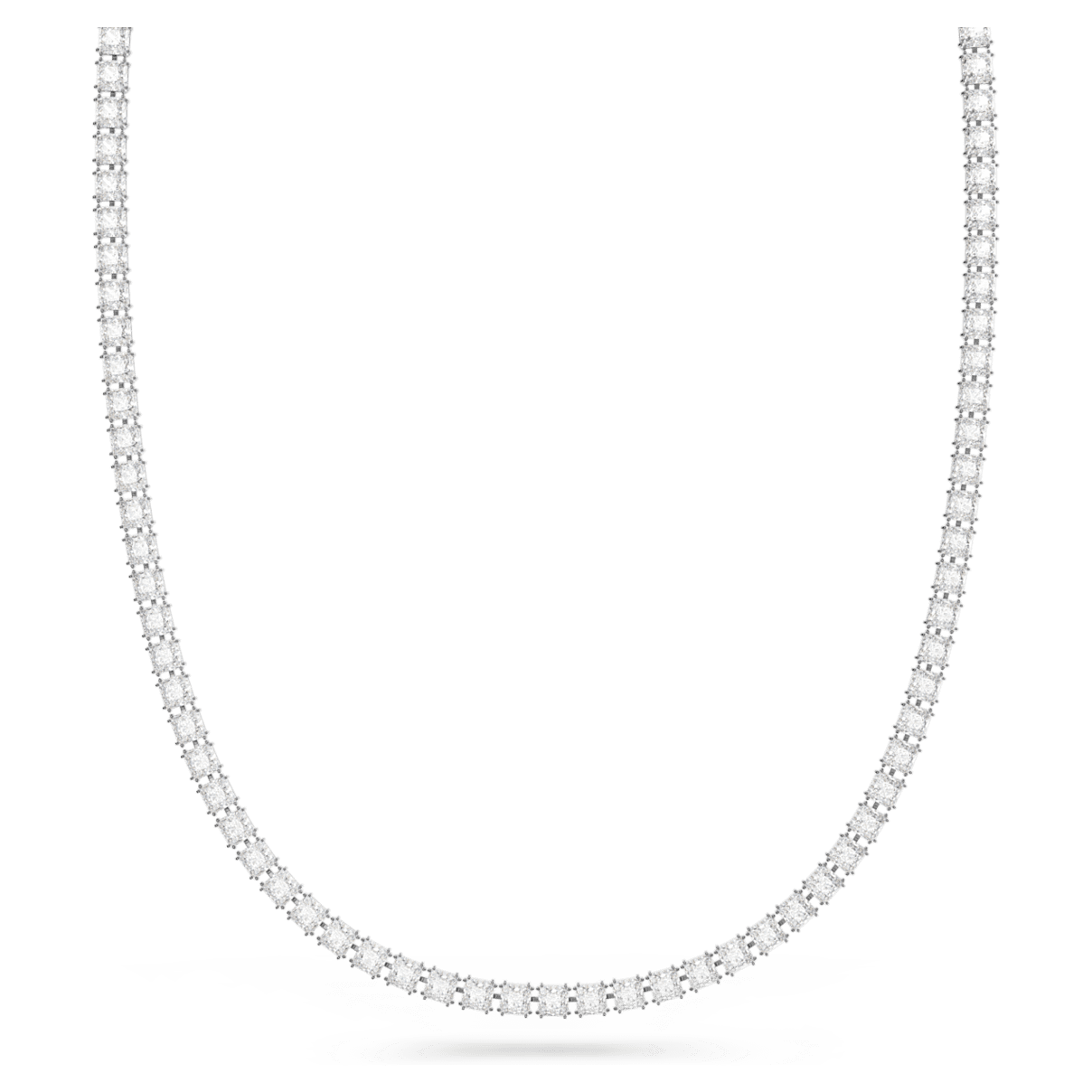 

Swarovski 腰带, 方形切割, 白色, 镀铑
