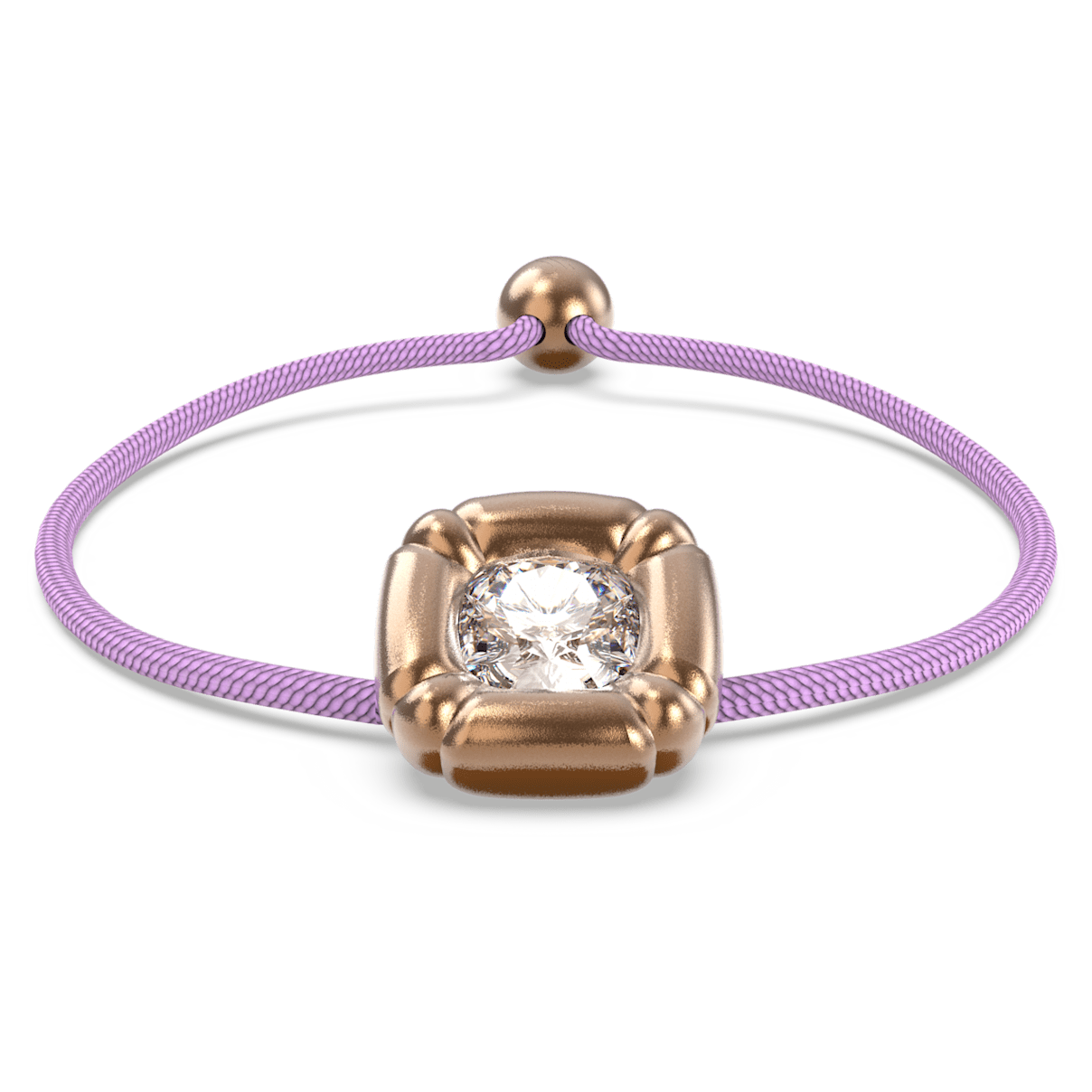 

Swarovski Dulcis 手链, 枕形切割, 玫瑰金, 镀玫瑰金色调