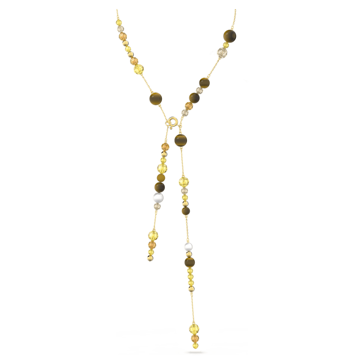 

Swarovski Somnia Y形项链, 流光溢彩, 镀金色调