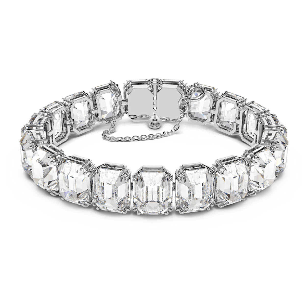 

Swarovski Millenia 手链, 八角形切割, 白色, 镀铑