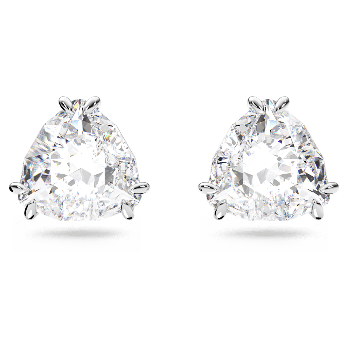 

Swarovski Millenia 耳钉, 三菱形切割, 白色, 镀铑