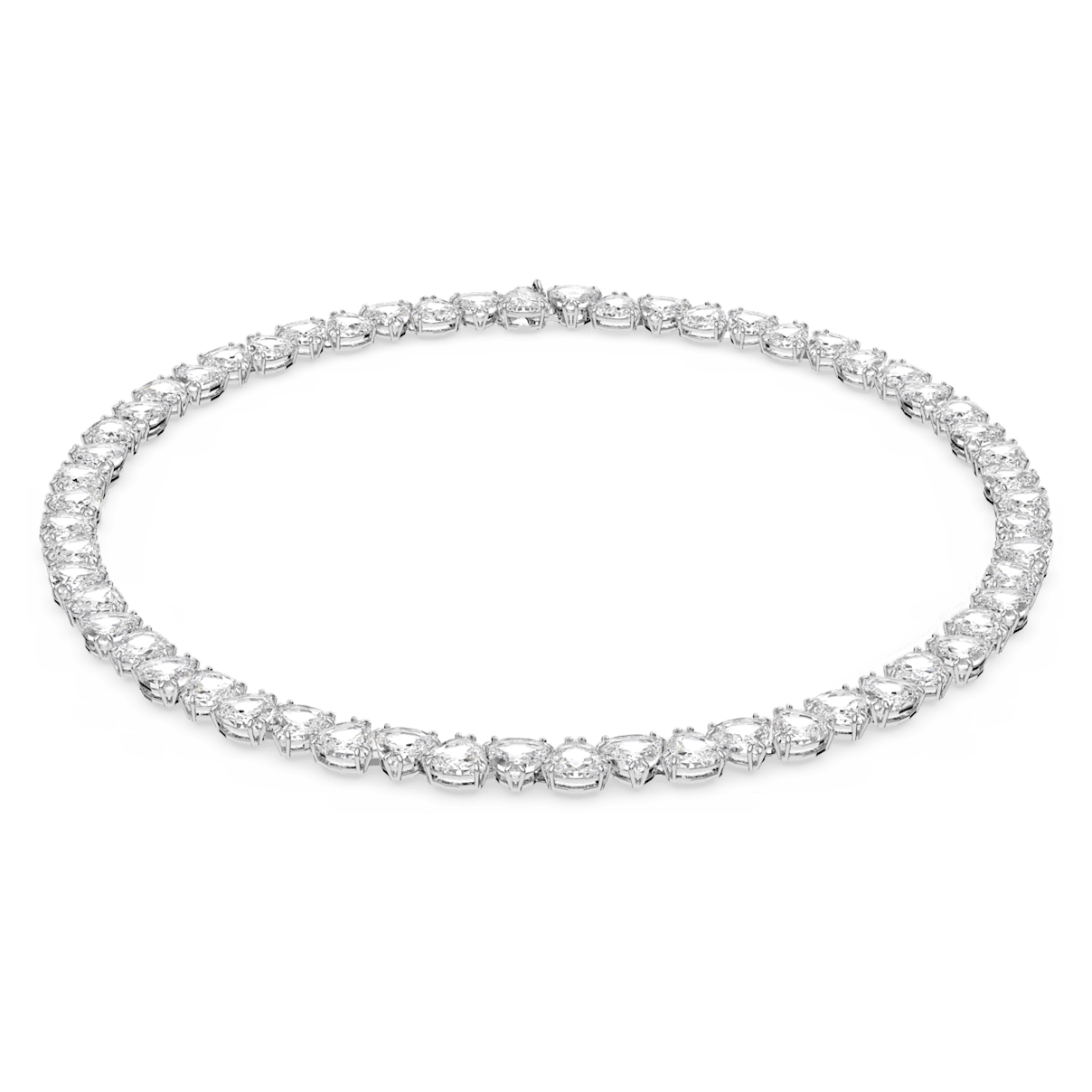 

Swarovski Millenia 项链, 三菱形切割, 白色, 镀铑