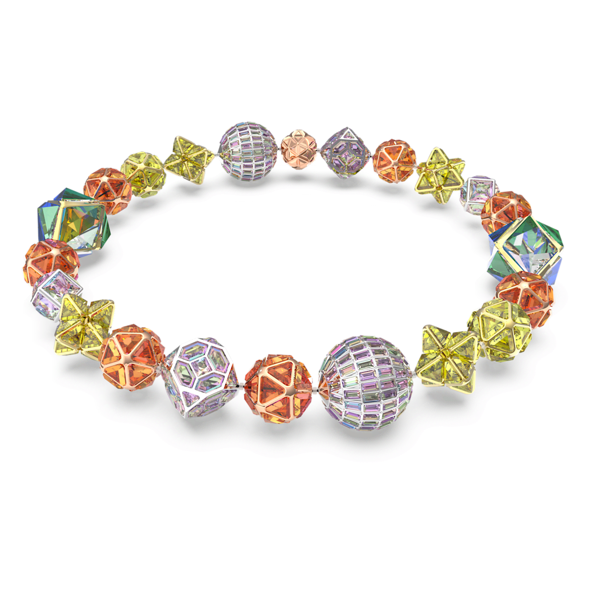 

Swarovski Curiosa 项链, 磁扣, 流光溢彩, 混合金属润饰