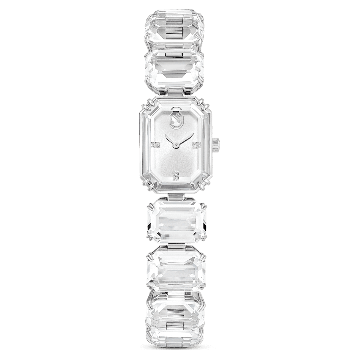 

Swarovski 腕表, 八角形切割手链, 白色, 不锈钢