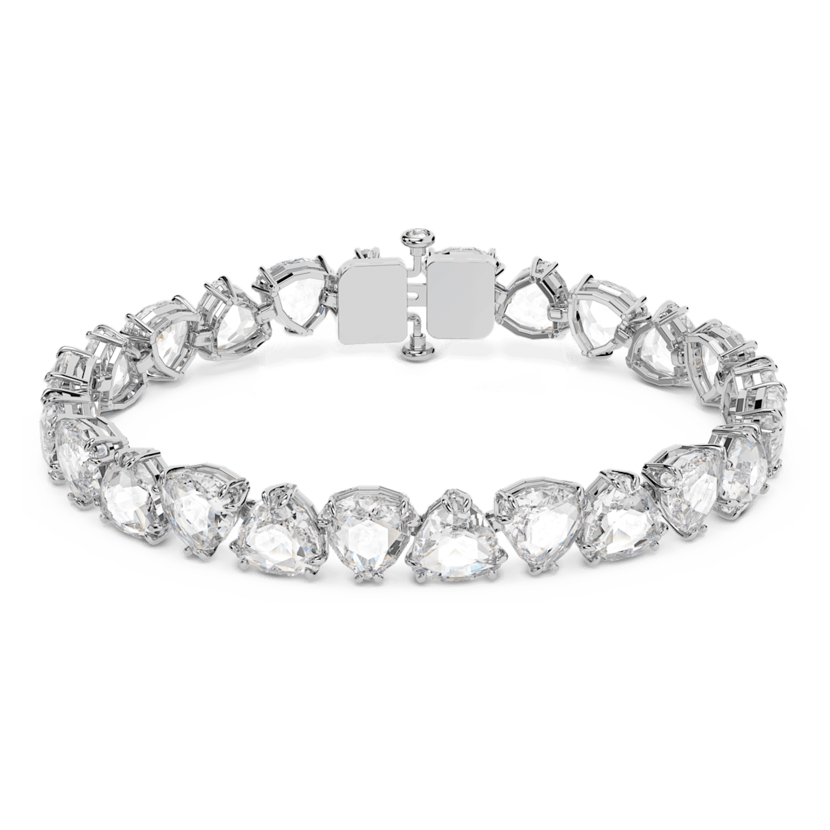 

Swarovski Millenia 手链, 三菱形切割, 白色, 镀铑