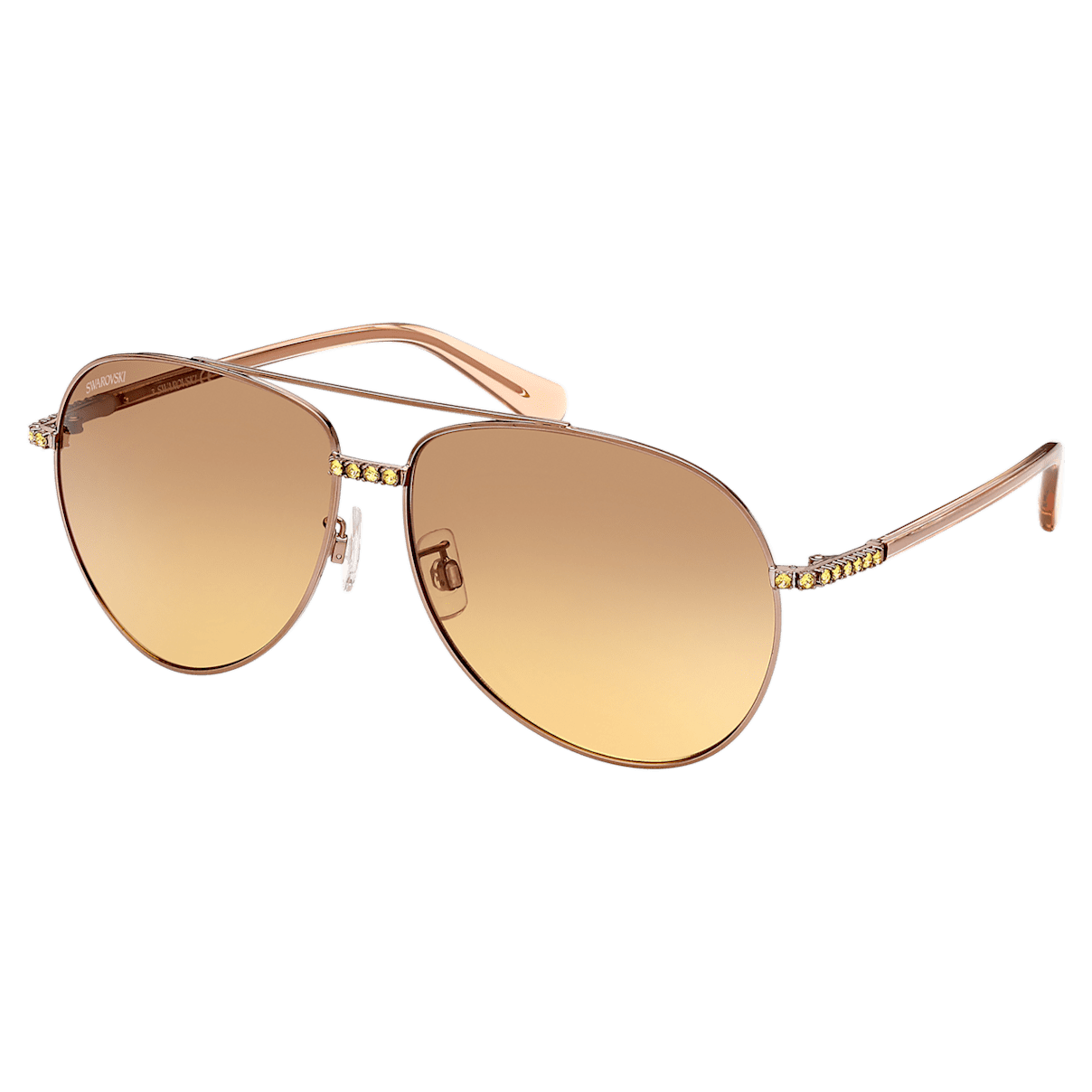

Swarovski 太阳眼镜, 渐变色飞行员形, SK0343-H 36F, 咖啡色
