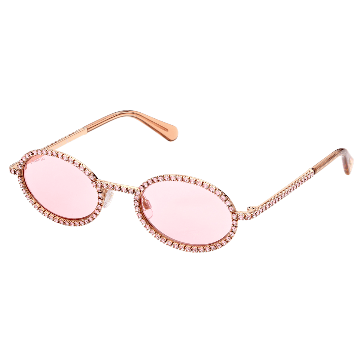 

Swarovski 太阳眼镜, 椭圆形、密镶, SK0340 33Y, 粉红色