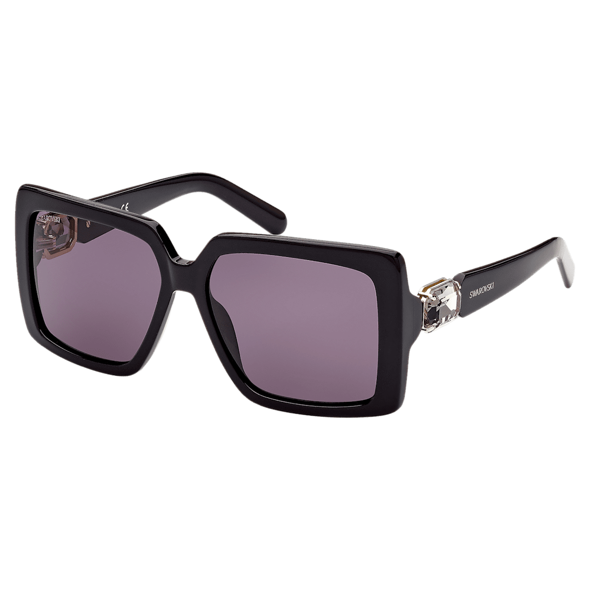 

Swarovski 太阳眼镜, 超大, 正方形, SK0351 01A, 黑色