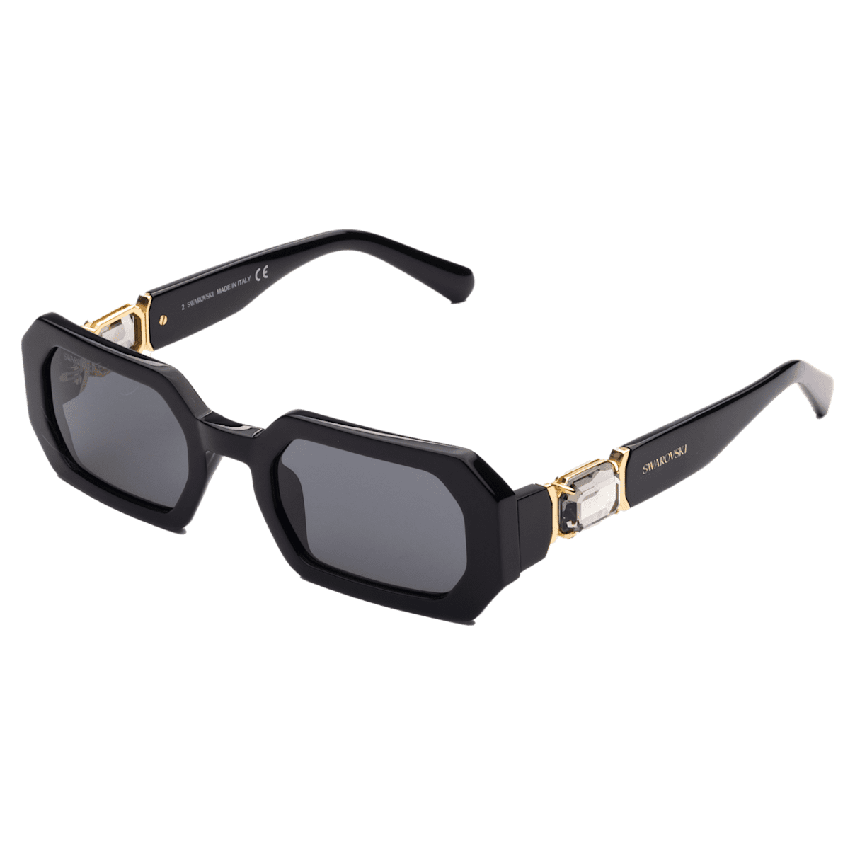 

Swarovski 太阳眼镜, 八边形, SK0349 01A, 黑色