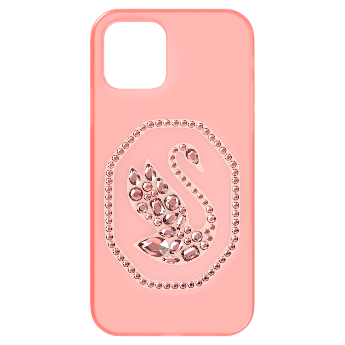 

Swarovski Smartphone 套, 天鹅, iPhone® 12/12 Pro, 粉红色