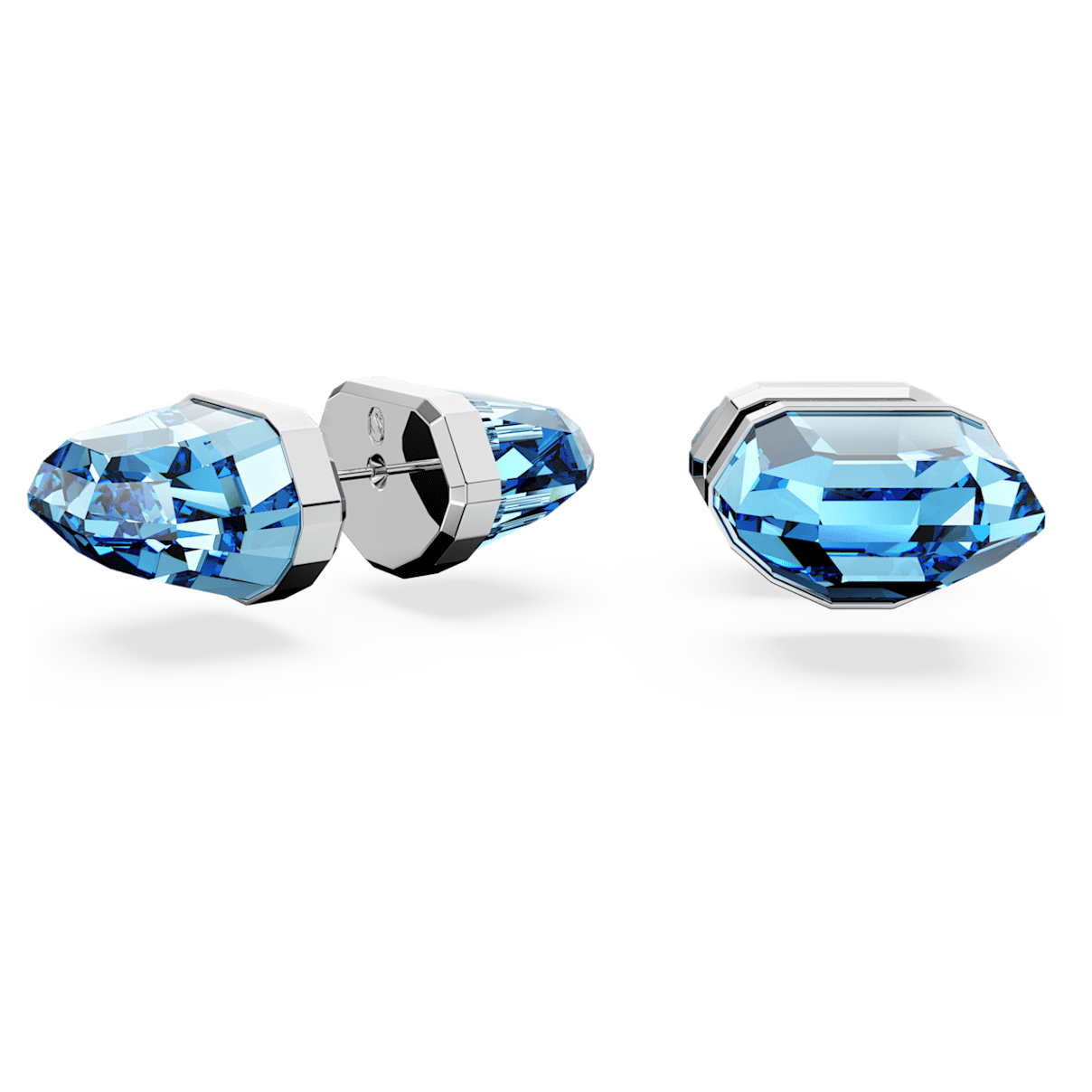 

Swarovski Lucent 耳钉, 蓝色, 镀铑