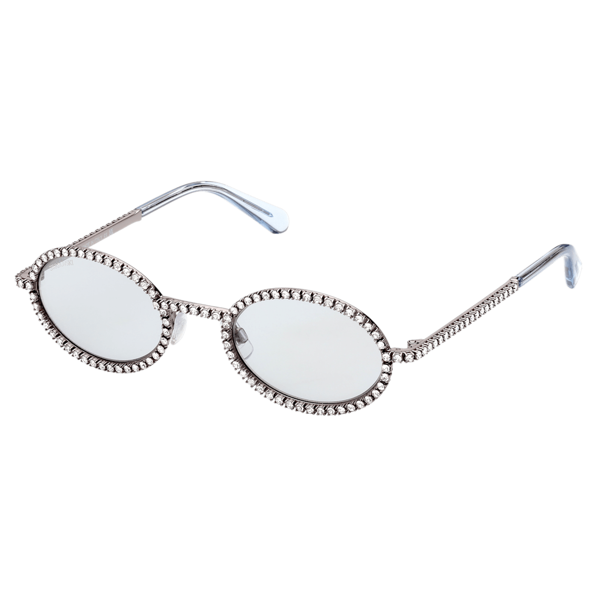 

Swarovski Sunglasses, Oval shape, Pavé, SK0340 14V, Blue