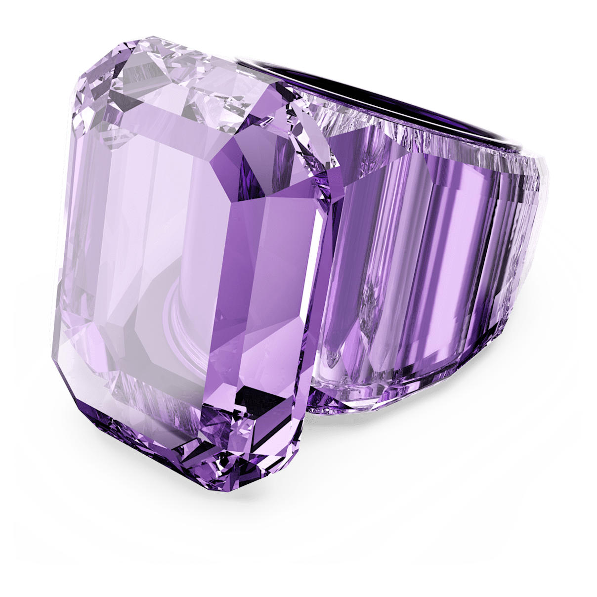 

Swarovski Lucent 个性戒指, 八角形切割, 紫色