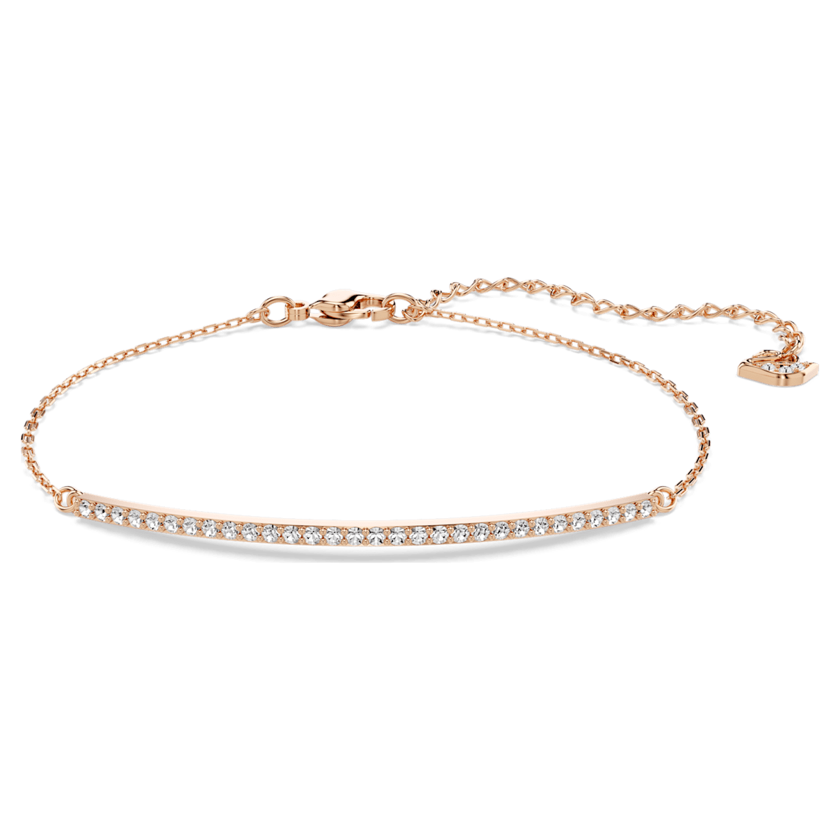 

Swarovski Only 手链, 白色, 镀玫瑰金色调