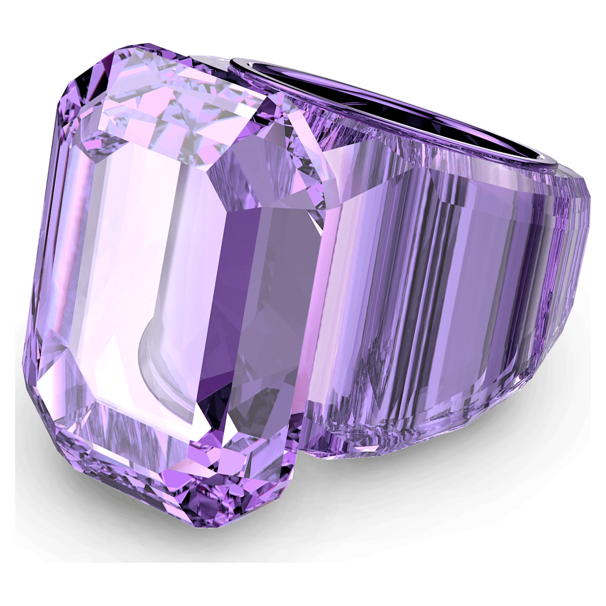 

Swarovski Lucent 个性戒指, 八角形切割, 紫色