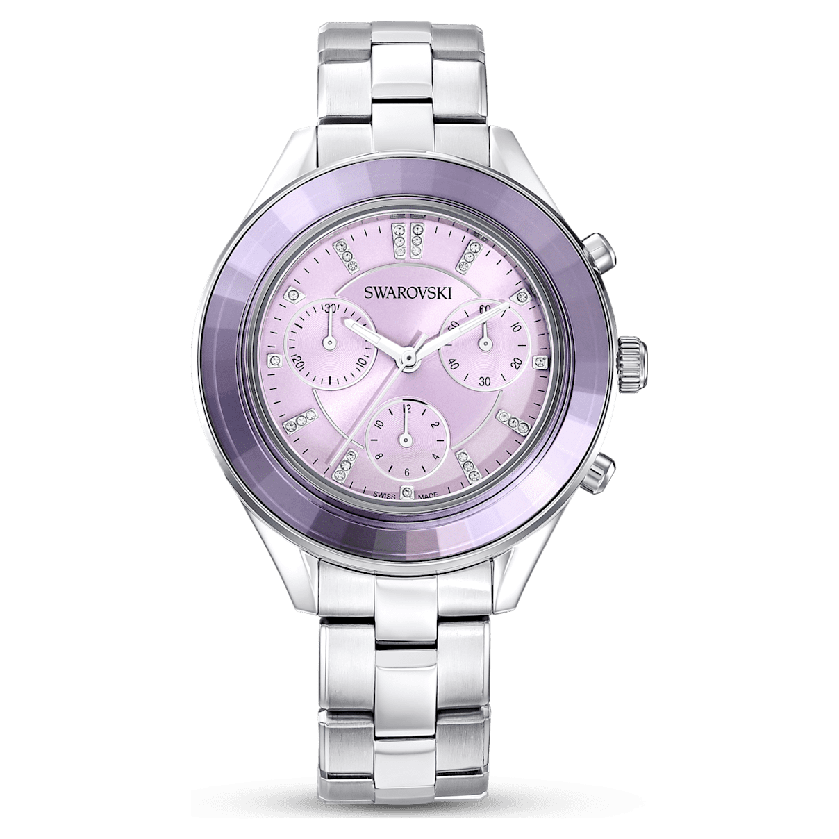 

Swarovski Octea Lux Sport 腕表, 瑞士制造, 金属手链, 紫色, 不锈钢