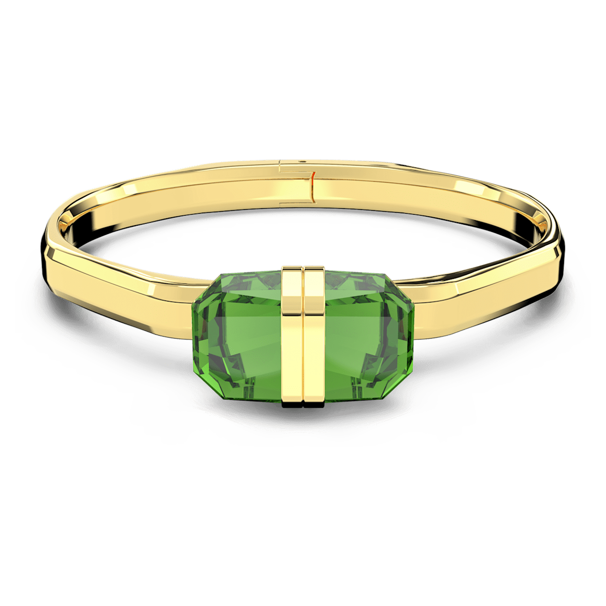 

Swarovski Lucent 手镯, 磁扣, 绿色, 金色调润饰