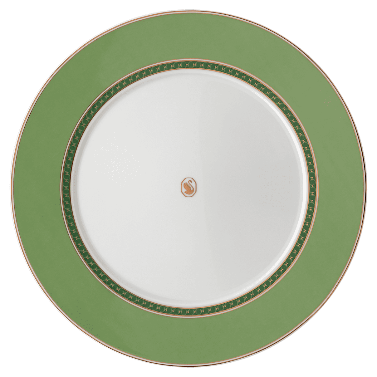

Swarovski Signum 餐碟, 瓷器, 绿色