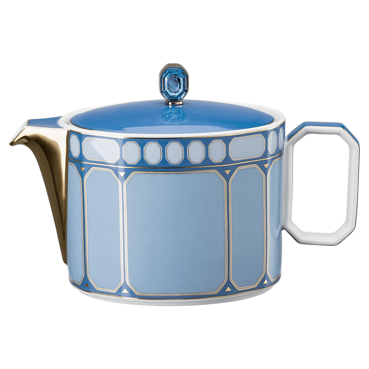 

Swarovski Signum 茶壶, 瓷器, 小号, 蓝色