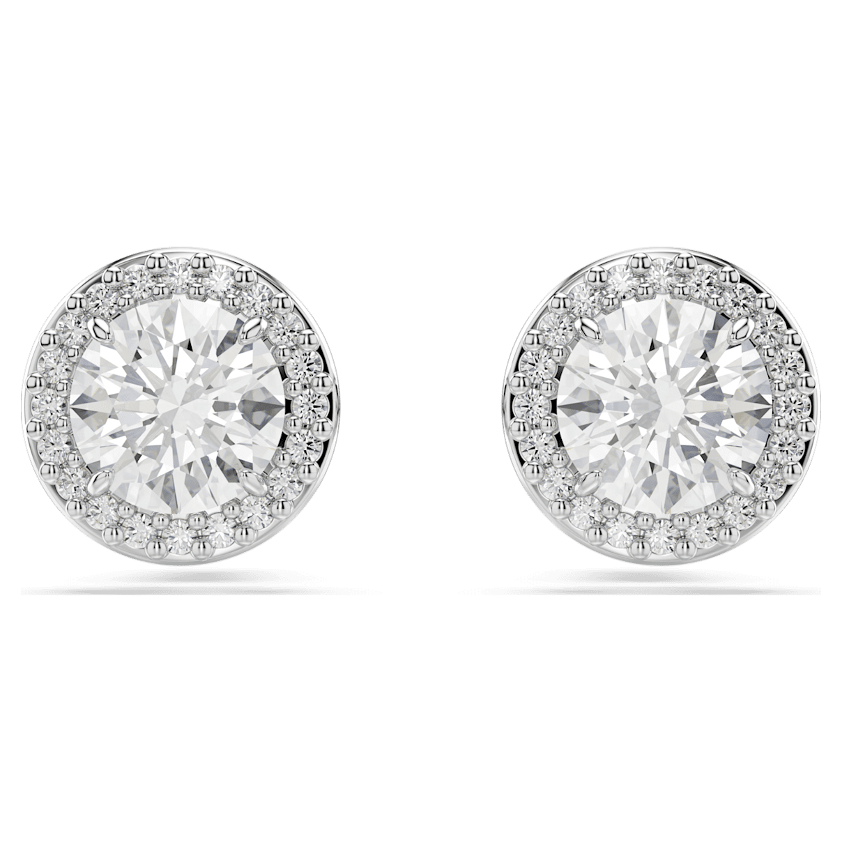 

Swarovski Constella 耳钉, 圆形切割, 密镶, 白色, 镀铑