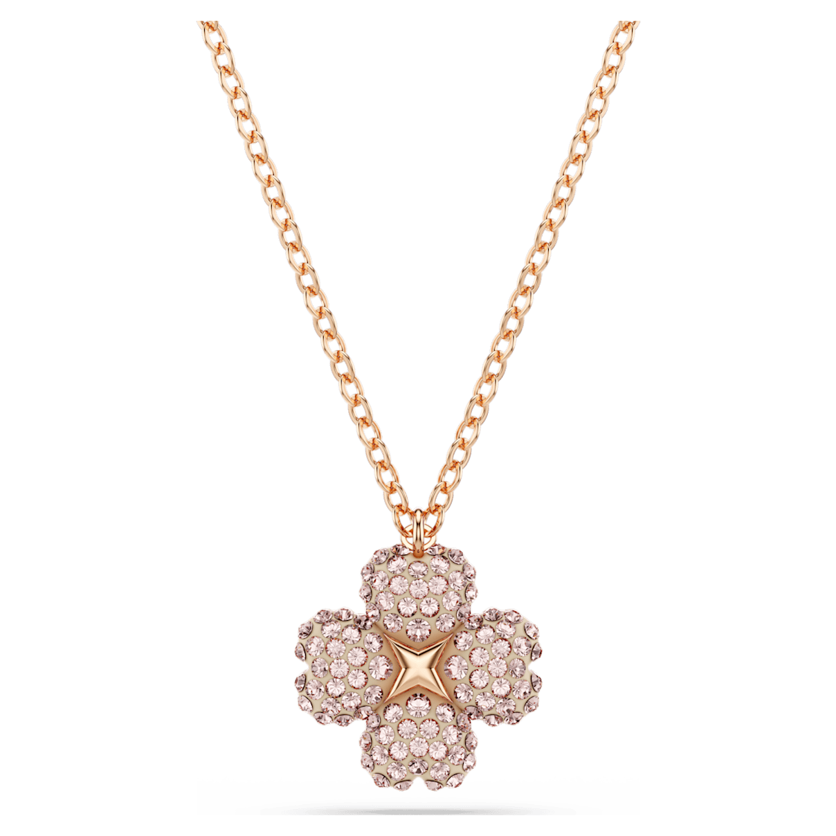 

Swarovski Latisha 链坠, 花朵, 粉红色, 镀玫瑰金色调